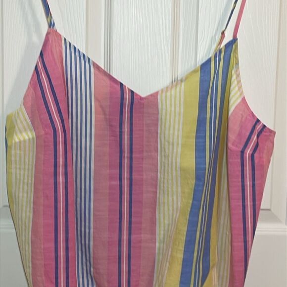 Lane Bryant Pastel Stripes Cotton Cami, 22 - Picture 2 of 7